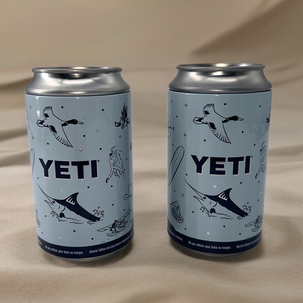 Yeti Stash Can Hidden Storage Safe Slim 12oz Limited Edition Set Of 2